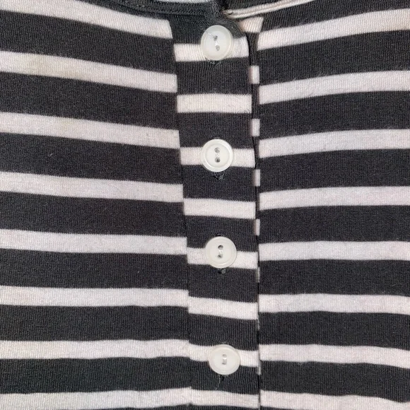 Heart & hips small striped Macy stretch tank green white dress - Picture 3 of 12